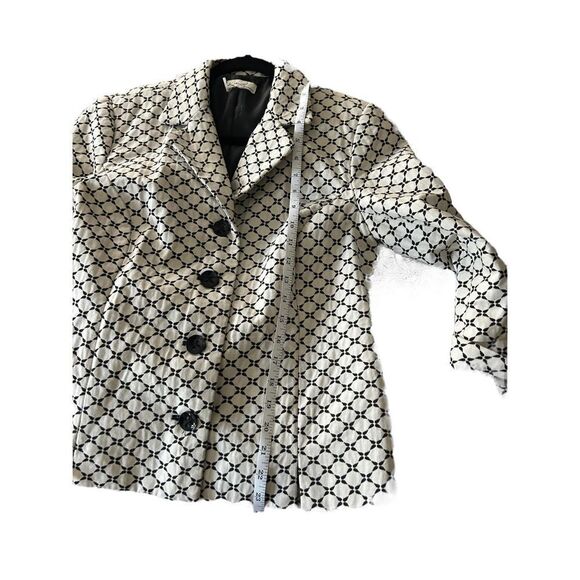 Kim by Kim Rogers white and white suit blazer size medium (tag cut) - Picture 5 of 7